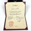 Cartier C Heart Diamond Ladies Necklace 18K White Gold 8