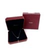 Cartier C Heart Diamond Ladies Necklace 18K White Gold 5