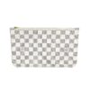 Louis Vuitton Damier Azur Canvas Neverfull MM Pochette Clutch Beige 2