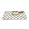 Louis Vuitton Damier Azur Canvas Neverfull MM Pochette Clutch Beige 6