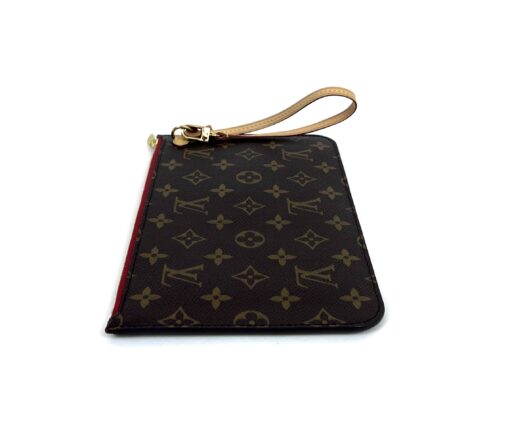 Louis Vuitton Monogram Canvas Neverfull Pochette Clutch Cherry 7