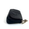 three quarter view with the flap and tassel, clean with no marking