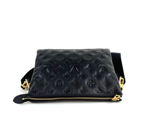 Louis Vuitton Black Lambskin Coussin PM 12