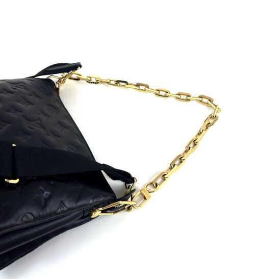 Louis Vuitton Black Lambskin Coussin PM 9