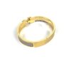 Hermes Clic H Maroon Glace and Yellow Gold GM Bracelet 6