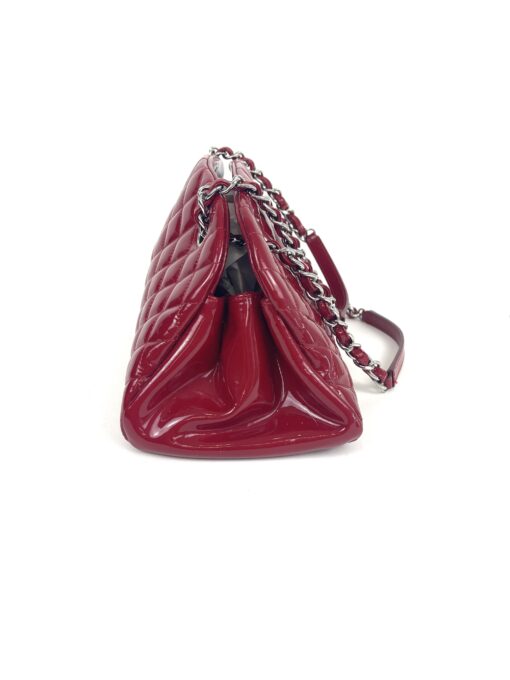 Chanel Glazed Calfskin Quilted Medium Just Mademoiselle Bowling Bag Red - Image 22