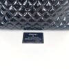 Chanel Patent Quilted Maxi Just Mademoiselle Bowling Bag Black 21