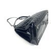 Chanel Patent Quilted Maxi Just Mademoiselle Bowling Bag Black 16