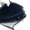 Chanel Patent Quilted Maxi Just Mademoiselle Bowling Bag Black 6