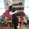 Gucci Soho Pebbled Leather Chain Medium Shoulder Bag Red 5