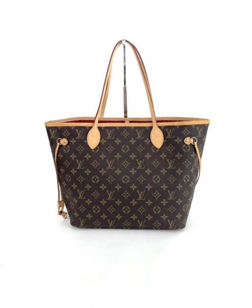 Louis Vuitton Monogram Canvas Neverfull MM Red 16