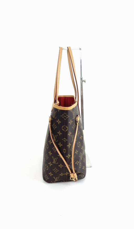 Louis Vuitton Monogram Canvas Neverfull MM Red 6