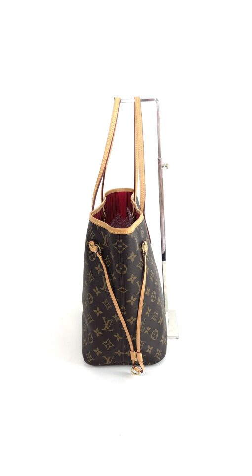 Louis Vuitton Monogram Canvas Neverfull MM Red 7