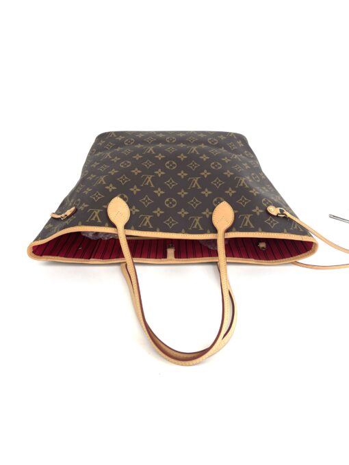 Louis Vuitton Monogram Canvas Neverfull MM Red 17