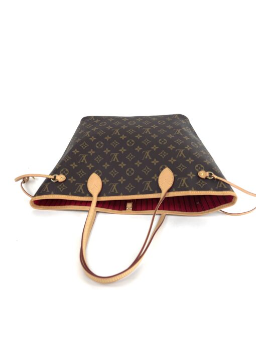 Louis Vuitton Monogram Canvas Neverfull MM Red 18