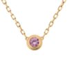 Cartier D’Amour 16″ Pink Sapphire and 18k Rose Gold Necklace