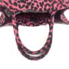 Dior Medium Mizza Raspberry Pink Leopard Book Tote 16