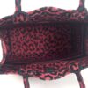 Dior Medium Mizza Raspberry Pink Leopard Book Tote 8