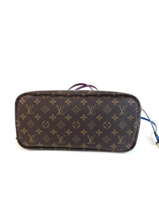 Louis Vuitton Totem Monogram Neverfull MM Magenta and Prada Messenger Full Set Bundle 25