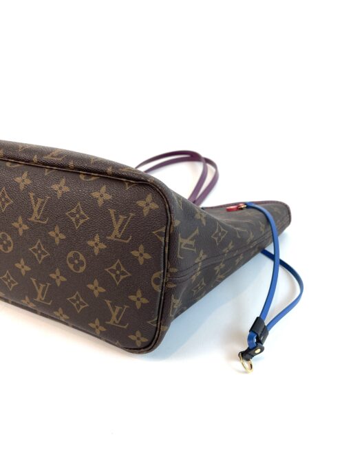 Louis Vuitton Totem Monogram Neverfull MM Magenta and Prada Messenger Full Set Bundle 24