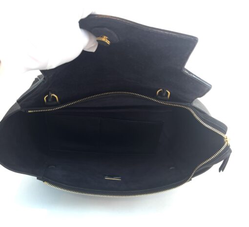 Celine Grained Calfskin Mini Belt Bag Black Satchel Shoulder Bag - Image 25