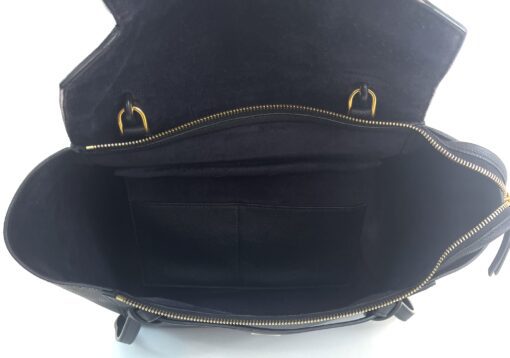 Celine Grained Calfskin Mini Belt Bag Black Satchel Shoulder Bag - Image 24