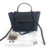 Celine Grained Calfskin Mini Belt Bag Black Satchel Shoulder Bag 9
