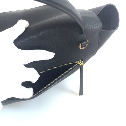 Celine Grained Calfskin Mini Belt Bag Black Satchel Shoulder Bag - Image 19