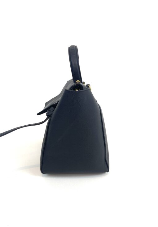 Celine Grained Calfskin Mini Belt Bag Black Satchel Shoulder Bag - Image 17