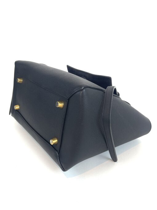 Celine Grained Calfskin Mini Belt Bag Black Satchel Shoulder Bag - Image 15