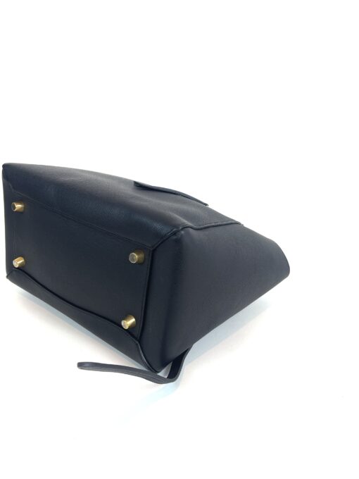 Celine Grained Calfskin Mini Belt Bag Black Satchel Shoulder Bag - Image 13