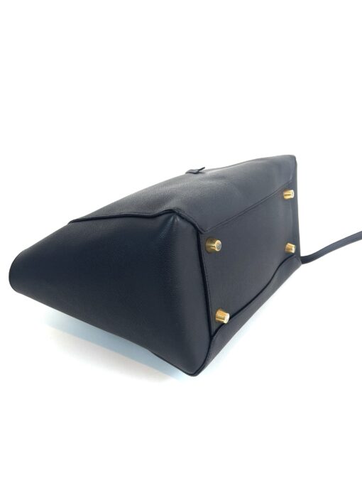 Celine Grained Calfskin Mini Belt Bag Black Satchel Shoulder Bag - Image 12