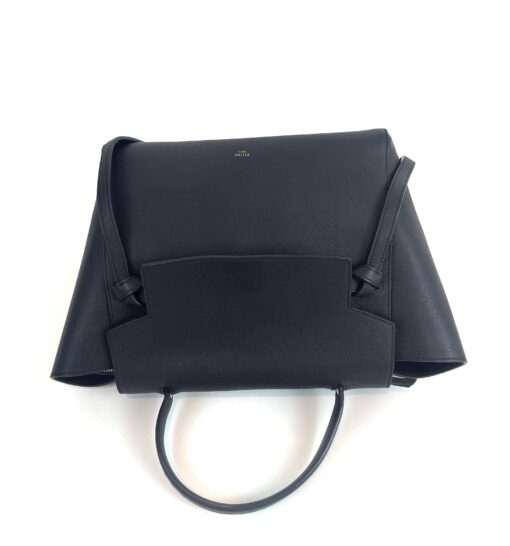 Celine Grained Calfskin Mini Belt Bag Black Satchel Shoulder Bag - Image 6