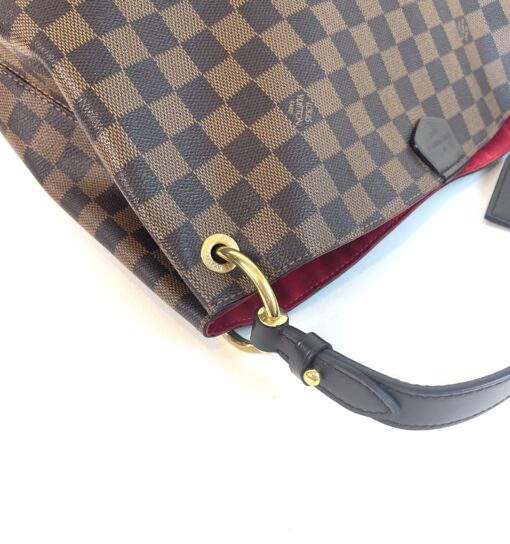 Louis Vuitton Damier Ebene Graceful PM Hobo - Image 14