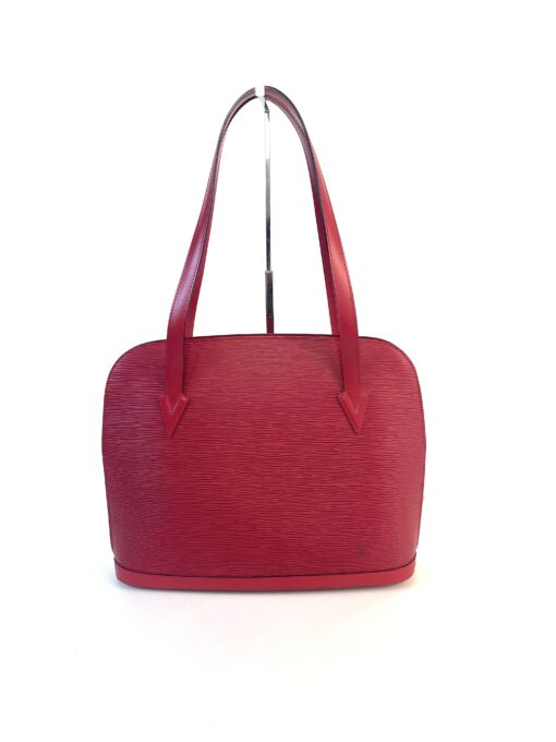 Louis Vuitton Red Epi Lussac Tote