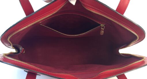 Louis Vuitton Red Epi Lussac Tote 4