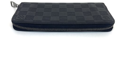 Louis Vuitton Black Leather Damier Infini Vertical Wallet 13