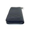Louis Vuitton Black Leather Damier Infini Vertical Wallet 12