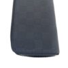 Louis Vuitton Black Leather Damier Infini Vertical Wallet 18