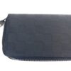 Louis Vuitton Black Leather Damier Infini Vertical Wallet 17