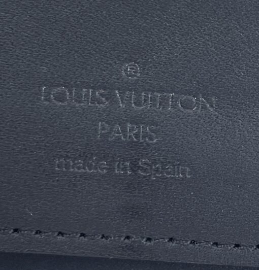 Louis Vuitton Black Leather Damier Infini Vertical Wallet 9