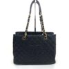 Chanel GST Black Caviar Shopping Tote Silver Hardware 24