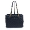 Chanel GST Black Caviar Shopping Tote Gold Hardware 6