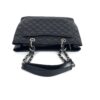 Chanel GST Black Caviar Shopping Tote Silver Hardware (Copy) 9