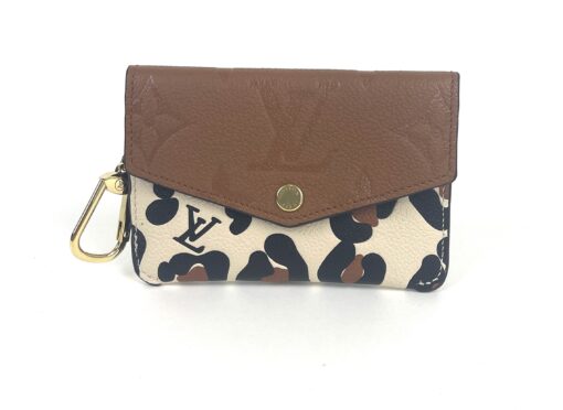 Louis Vuitton Empreinte Monogram Giant Wild At Heart Key Pouch Caramel