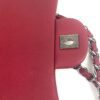 Chanel Caviar Quilted Jumbo Double Flap Deep Red Silver Series 14 18