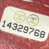Chanel Caviar Quilted Jumbo Double Flap Deep Red Silver Series 14 8