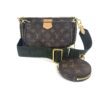 LV Black Jacquard Adjustable Petite Malle Souple Strap 14