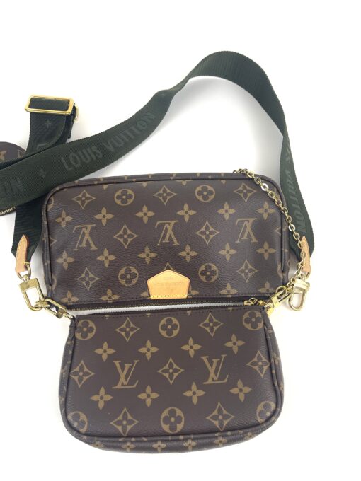 Louis Vuitton Multi Pochette Accessories Full Set Khaki Green 2020 - Image 8