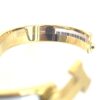 Hermes Clic H White and Yellow Gold GM Bracelet 7